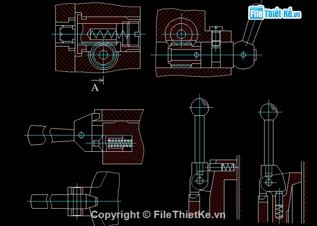 Bản vẽ,cơ khí,Bản vẽ autocad,đồ gá tổng hợp